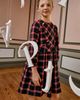 Patachou Patachou Plaid ruffled dress - 5