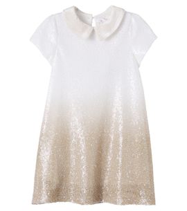 Patachou Patachou Sequined ombré dress