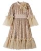 Patachou Patachou Sequined ruffled tulle dress - 1
