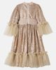 Patachou Patachou Sequined ruffled tulle dress - 3