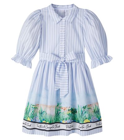 Patachou Patachou Striped cotton shirt dress