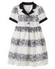 Patachou Patachou Striped lace dress - 1