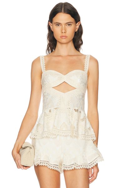 PatBO PatBO Bertha Lace Top