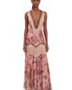 PatBO PatBO Boho Embellished Fringe Gown - 1