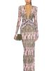 PatBO PatBO Botanic Stripe Long Dress - 1