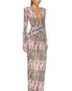 PatBO PatBO Botanic Stripe Long Dress - 2