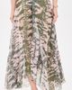 PatBO PatBO Botanic Stripe Long Skirt Green - 3