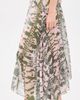 PatBO PatBO Botanic Stripe Long Skirt Green - 4