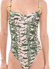 PatBO PatBO Botanic Stripe One Piece Green - 1