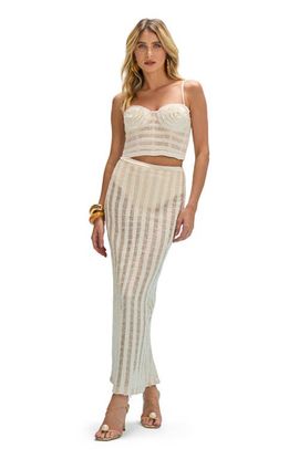 PatBO PatBO Celeste Knit Maxi Skirt