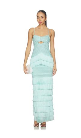 PatBO PatBO Clara Fringe Maxi Dress