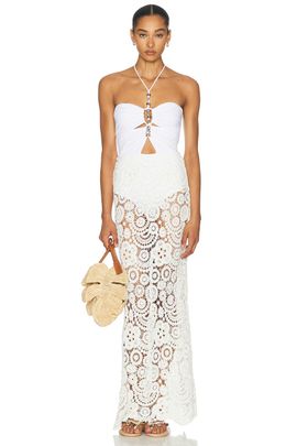 PatBO PatBO Gal Embroidery Maxi Dress