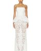 PatBO PatBO Gal Embroidery Peplum Maxi Dress - 1