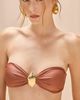 PatBO PatBO Golden Dune Lycra Seashell Bikini Top - 1