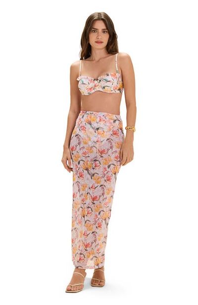 PatBO PatBO Honey Flower Beach Skirt