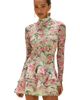 PatBO PatBO Honey Flower Long Sleeve Mini Dress - 1