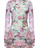 PatBO PatBO Honey Flower Long Sleeve Mini Dress - 2