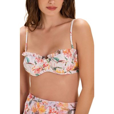 PatBO PatBO Honey Flower Underwire Bikini Top