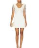 PatBO PatBO Isadora Knit Beaded Sleeve Mini Dress - 1