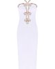PatBO PatBO Jade Knit Embroidered Halterneck Midi Dress - 2