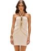 PatBO PatBO Jade Knit Embroidered Halterneck Mini Dress - 1