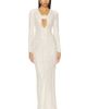 PatBO PatBO Lara Crochet Plunge Maxi Dress - 1