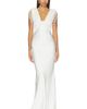PatBO PatBO Liza Satin Embroidery Long Dress - 1