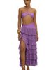 PatBO PatBO Martina Lycra Ruffle Maxi Skirt - 1