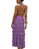 PatBO PatBO Martina Lycra Ruffle Maxi Skirt - 5