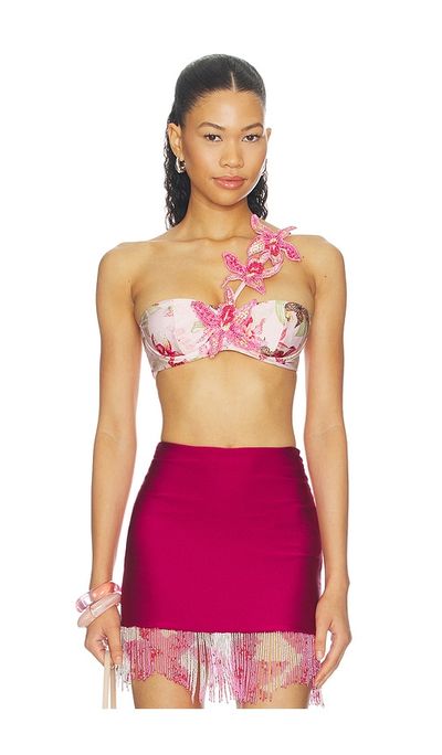 PatBO PatBO Orchid Bloom Bikini Top