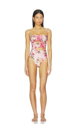 PatBO PatBO Orchid Bloom Bodysuit