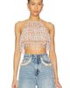 PatBO PatBO Pearl Dust Embroidery Halterneck Top - 1