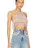 PatBO PatBO Pearl Dust Embroidery Halterneck Top - 2