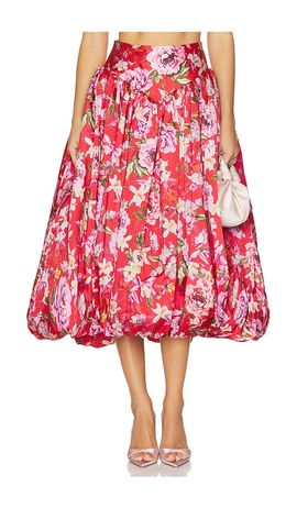 PatBO PatBO Peony Midi Skirt