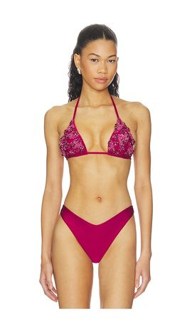 PatBO PatBO Petal Bikini Top