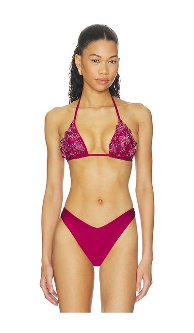 PatBO PatBO Petal Bikini Top