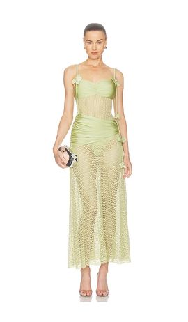 PatBO PatBO Petal Long Dress