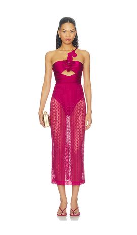 PatBO PatBO Petal Midi Dress