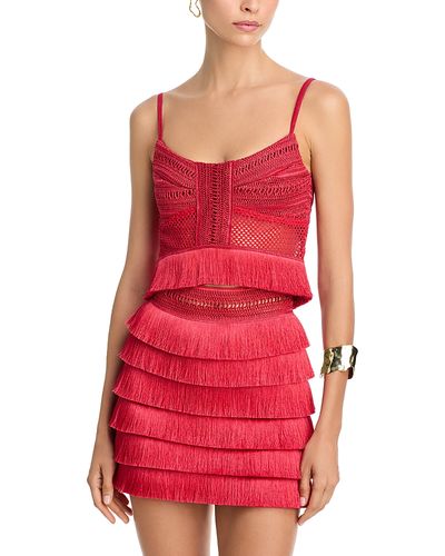 Patbo PatBO Radiant Fringe Top