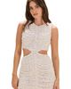 PatBO PatBO Seashell Embroidery Pearl Mini Dress - 1