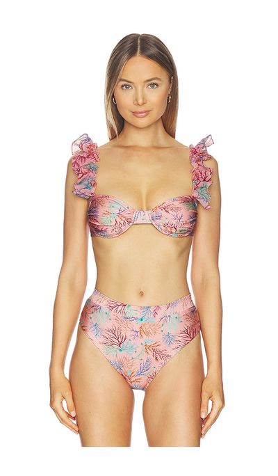 Patbo PatBO Seaweed Flutter Bikini Top