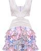 PatBO PatBO Seaweed Trim Mini Dress - 3