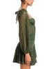 Patbo PatBO Sirena Mesh Long Sleeve Mini Dress - 5