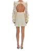 Patbo PatBO Wave Mesh Long Sleeve Mini Dress - 3