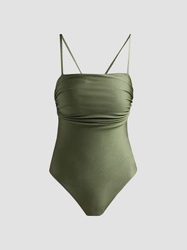 PatBO Women's Aurora Gathered One-Piece Swimsuit