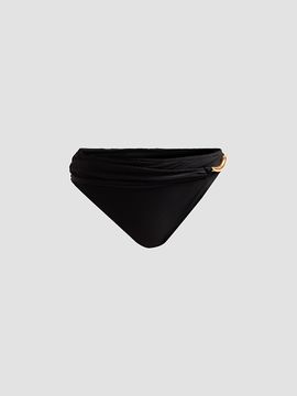 PatBO Women's Aurora High-Rise Bikini Bottom