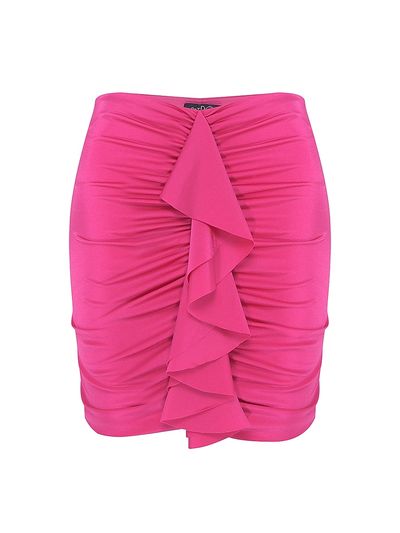 PatBO Women's Aurora Ruffle Miniskirt