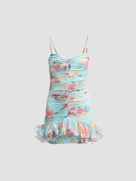 PatBO Women's Flora Mist Mini Dress