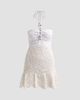 PatBO Women's Gal Embroidered Crochet Mini Dress - 1
