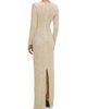 PatBO Women's Iara Crochet Plunge Maxi Dress - 4